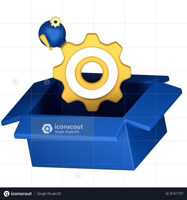 Solução de produto  3D Icon