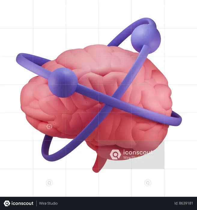 Solución cerebral  3D Icon