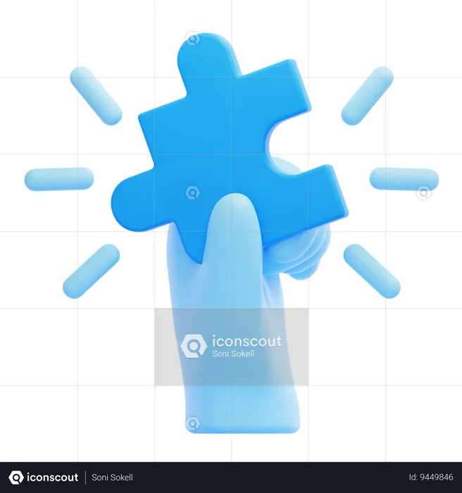 Solution  3D Icon