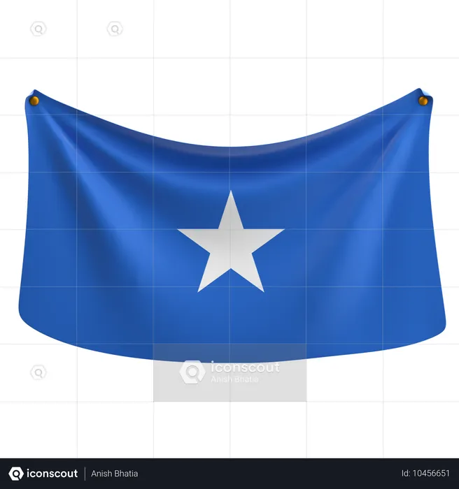 Somália Flag 3D Icon