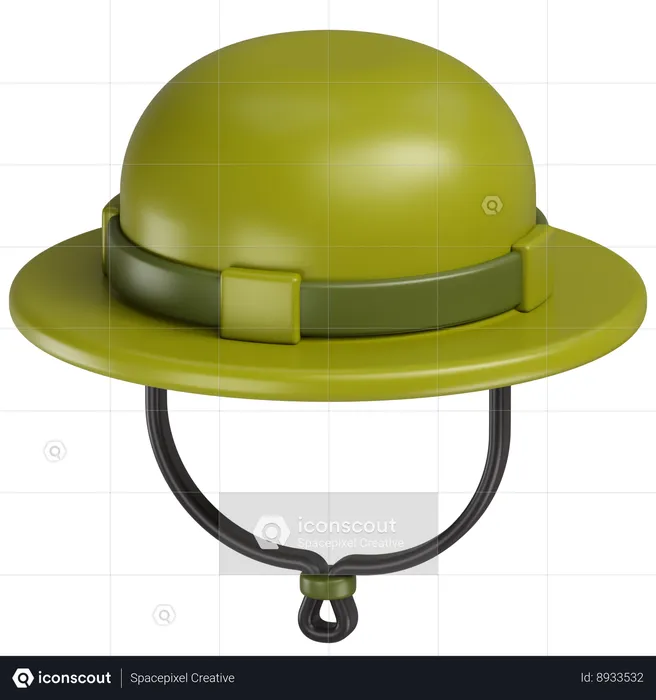 Sombrero de camping  3D Icon