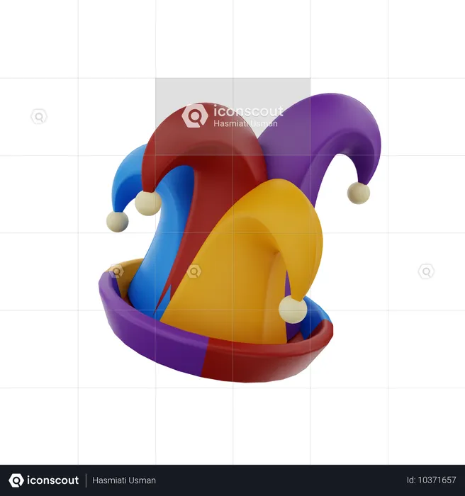 Sombrero comodín  3D Icon