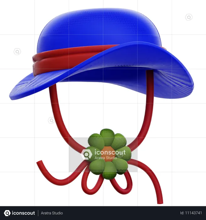 Sombrero de verano  3D Icon