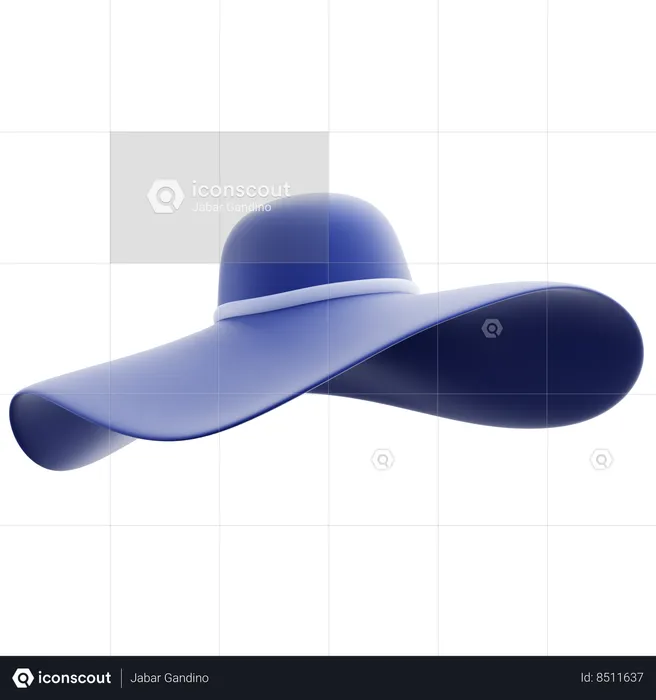 Sombrero flexible  3D Icon