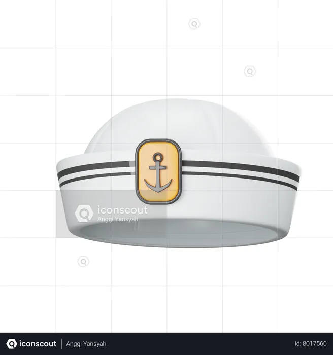 Sombrero de marinero  3D Icon