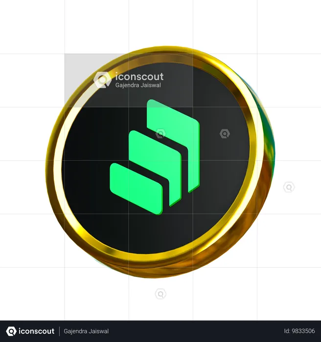 Сompound Coin  3D Icon