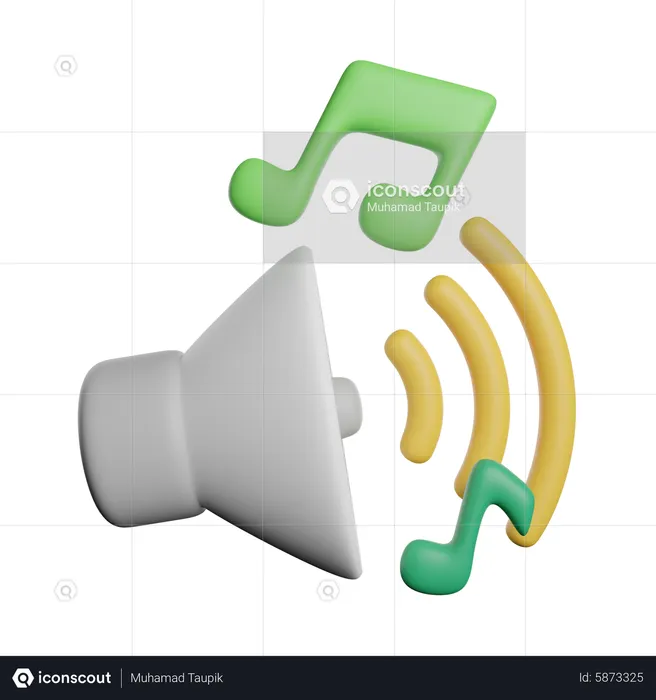 Musique sonore  3D Icon