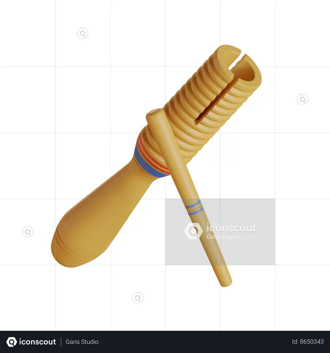 Sonda de madera  3D Icon