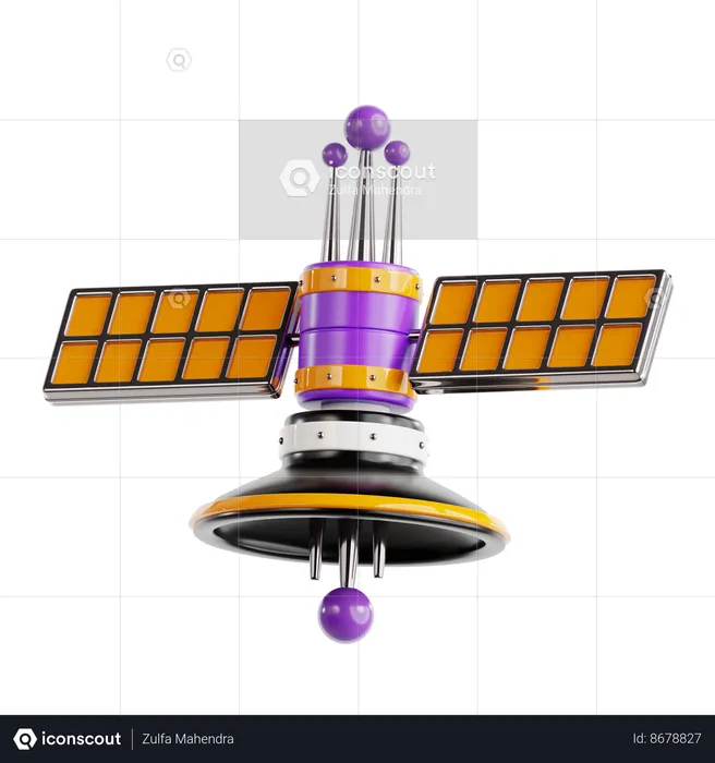 Sonda espacial  3D Icon