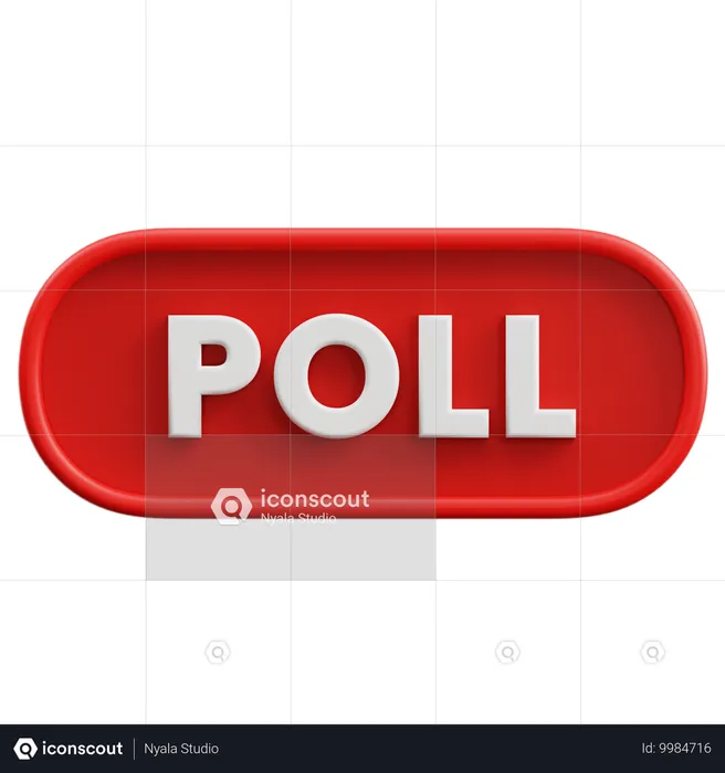 Sondage  3D Icon