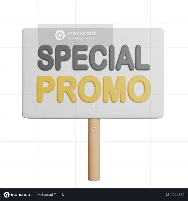 Spezielles Promoboard  3D Icon