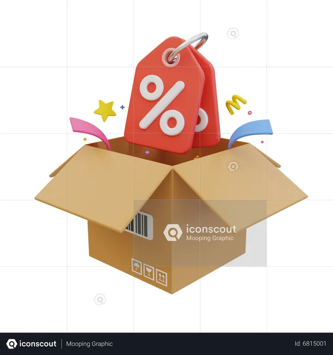 Sonderangebot mit Rabatt  3D Icon