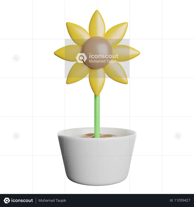 Sonnenblume  3D Icon