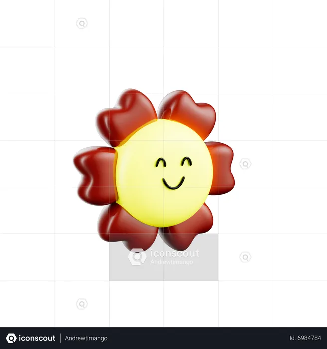 Sonnenblume  3D Icon