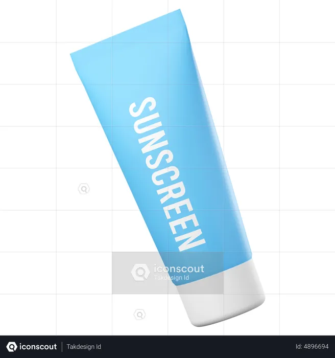 Sonnenschutz  3D Icon