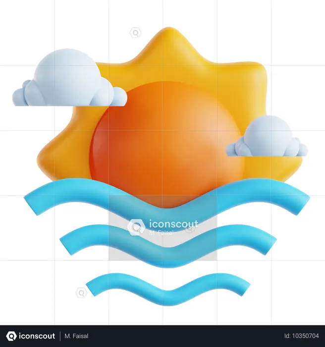 Sonnenuntergang  3D Icon