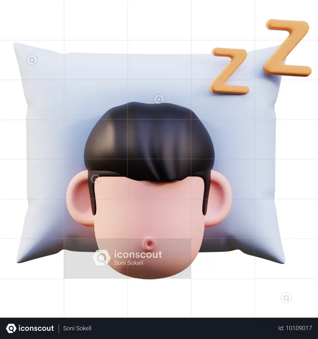 Dormir  3D Icon