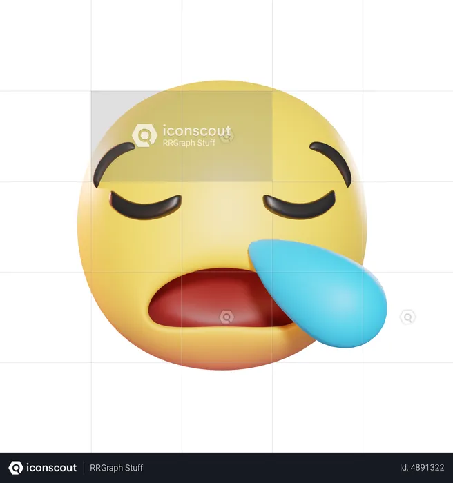 Com sono Emoji 3D Icon