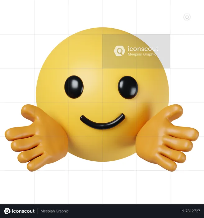 Sonriente Emoji 3D Icon