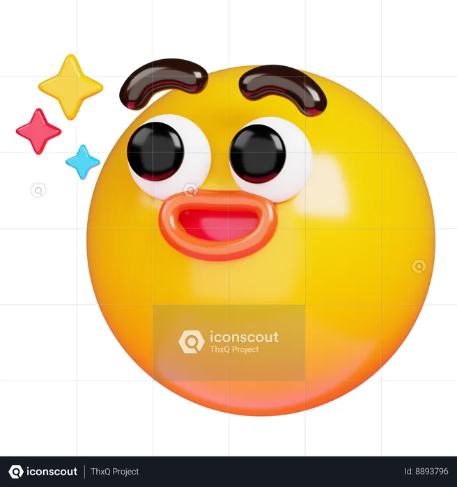 Sonrisa emoji Emoji 3D Icon