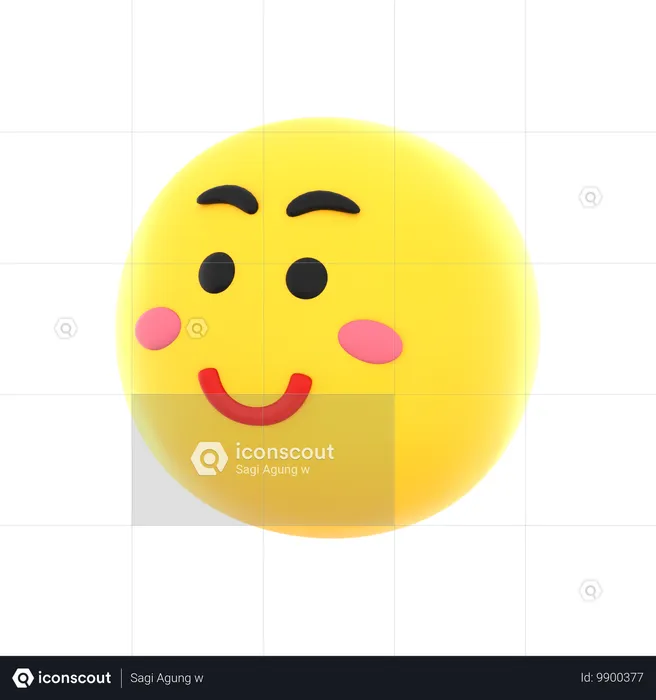 Sonrisa emoji Emoji 3D Icon