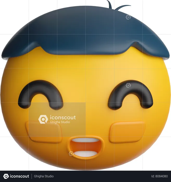 Sonrisa emoji Emoji 3D Icon