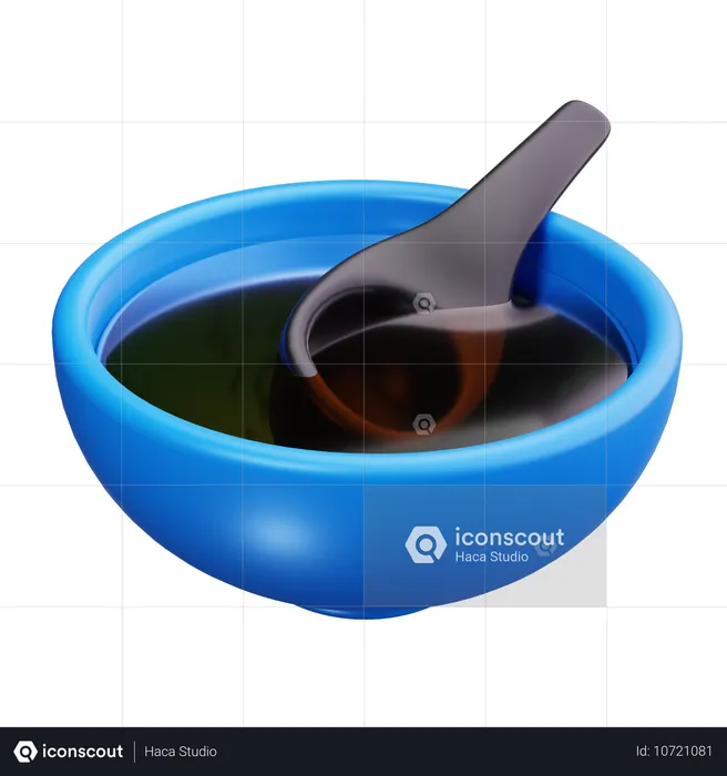 Sopa caliente  3D Icon