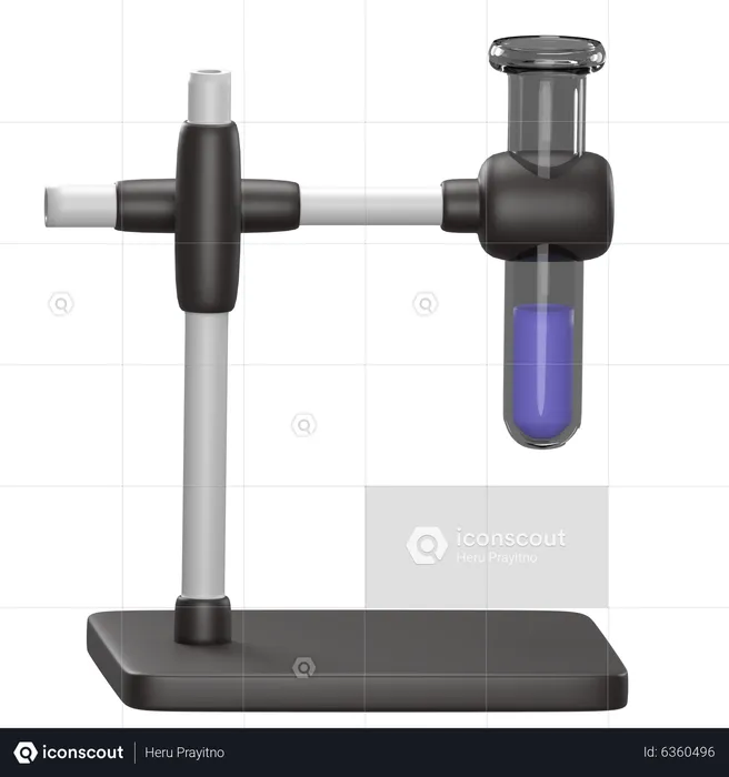 Un soporte para tubos de ensayo  3D Icon