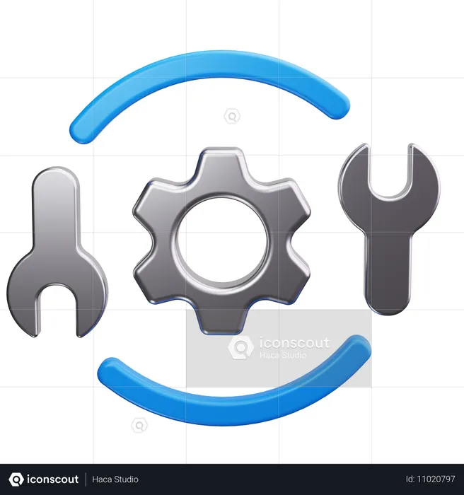 Apoyo técnico  3D Icon