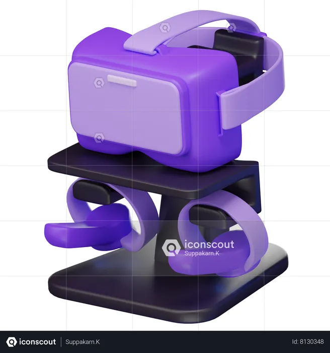 Soporte para realidad virtual  3D Icon