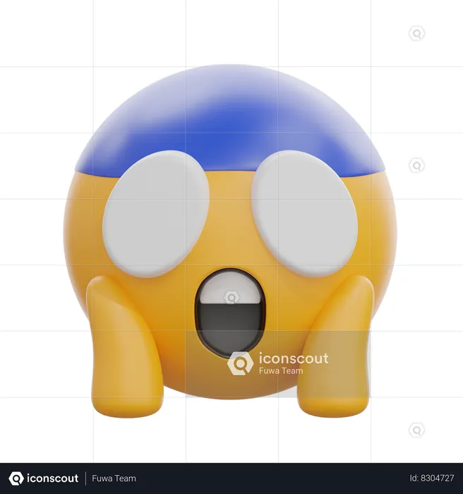 Conmocionado Emoji 3D Icon