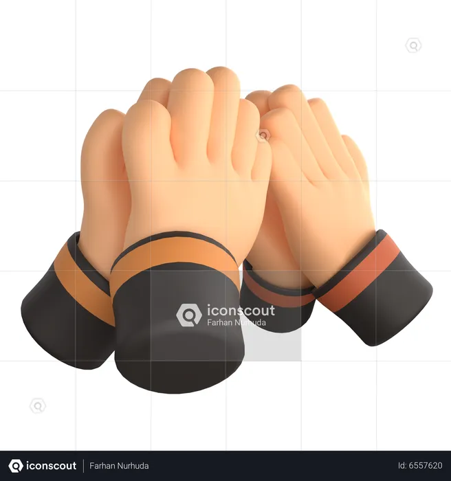 Sorry Hand  3D Icon