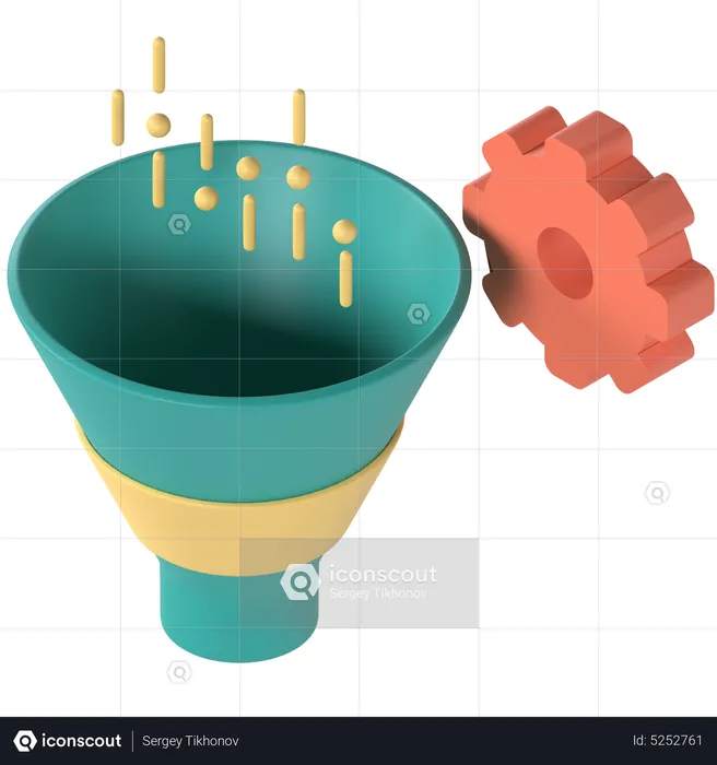 Sortiereinstellung  3D Icon