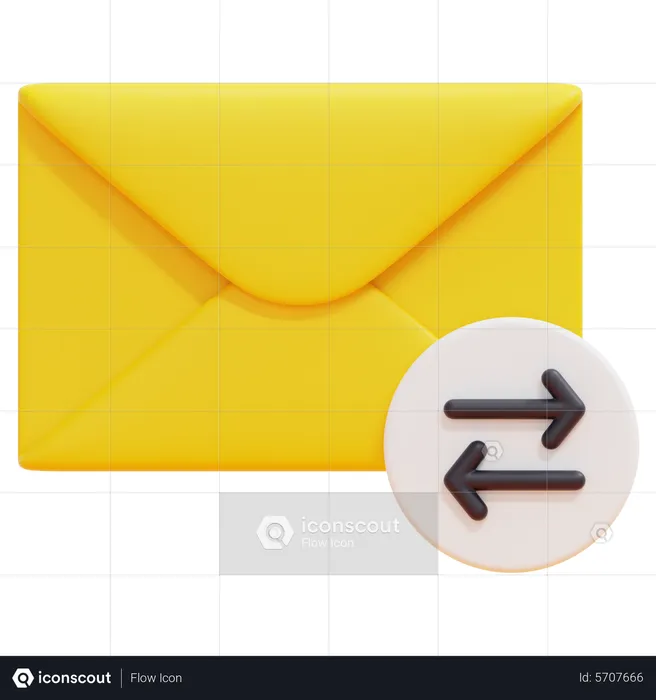 Sorting Email  3D Icon