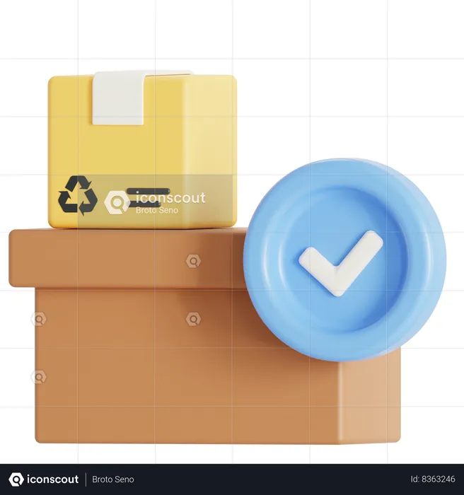 Sorting package  3D Icon