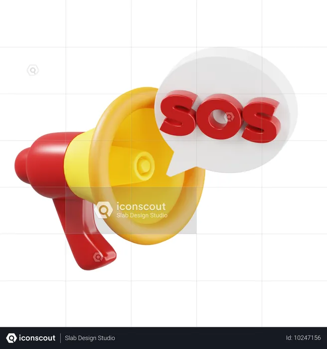 Sos  3D Icon