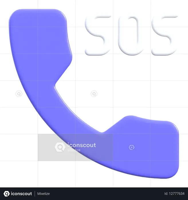 Sos Call  3D Icon