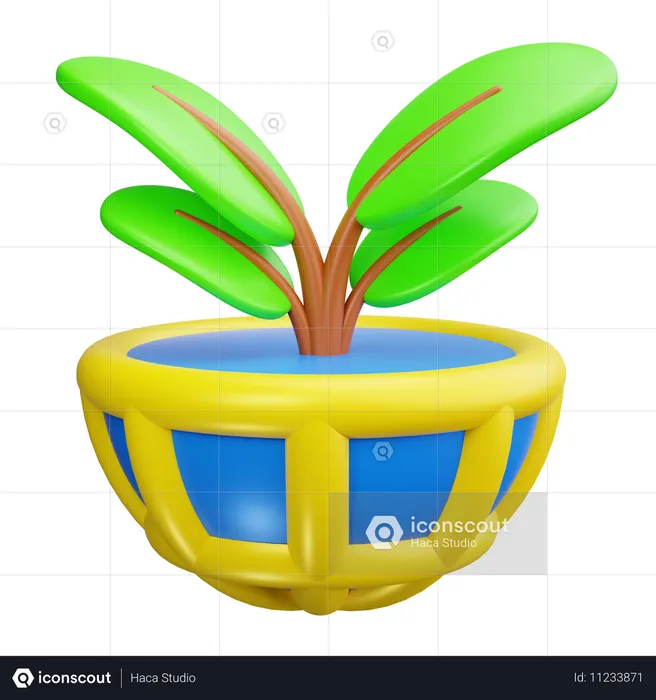 Sostenibilidad  3D Icon