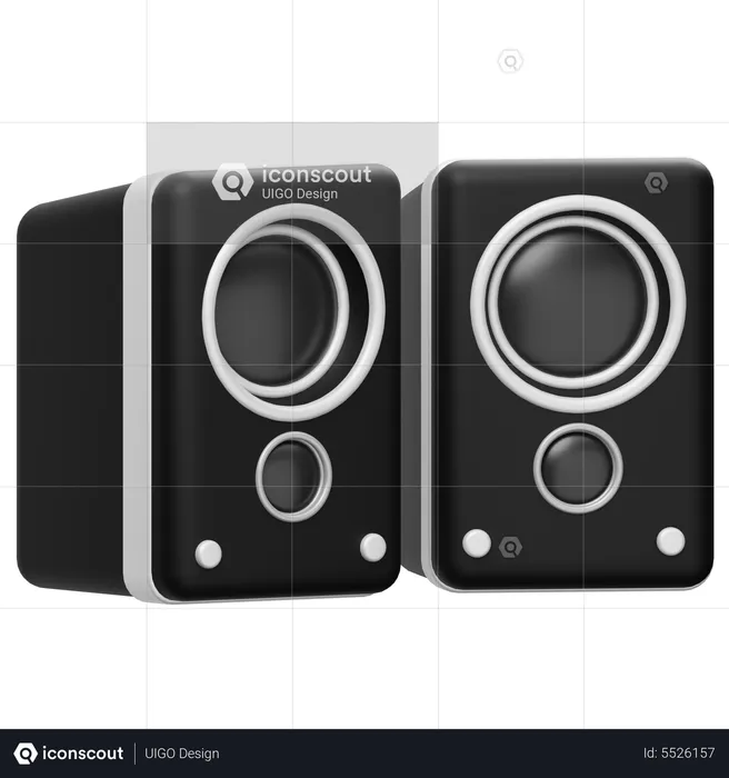 Sound Speaker  3D Icon