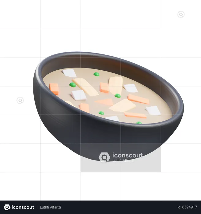 Soup  3D Icon