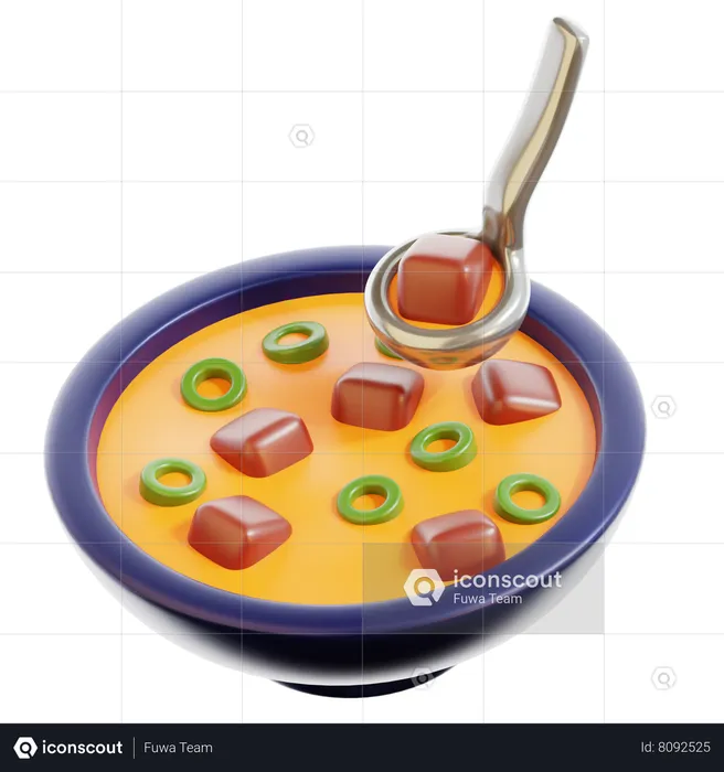 Soup  3D Icon