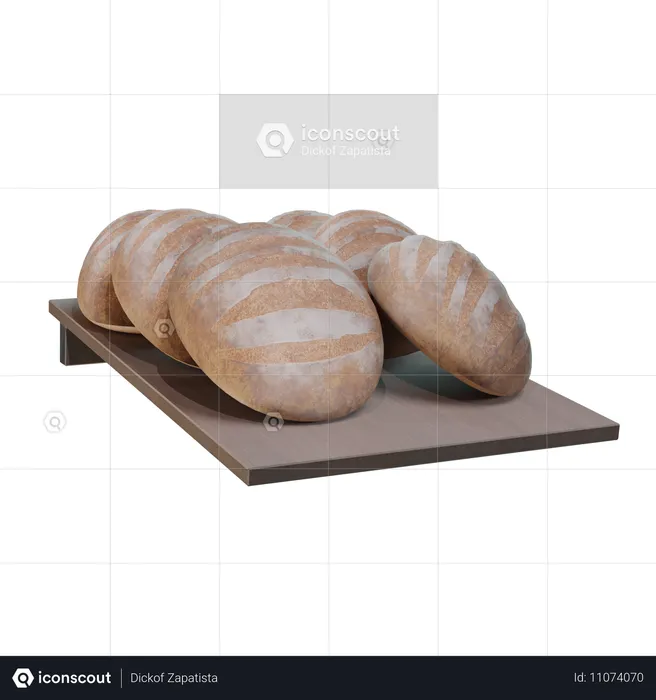 Sourdough  3D Icon