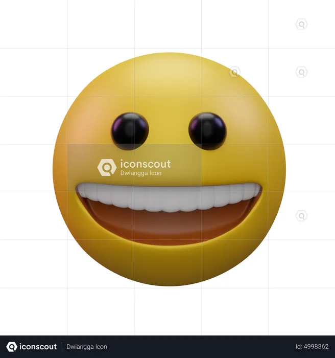 Souriant Emoji 3D Icon