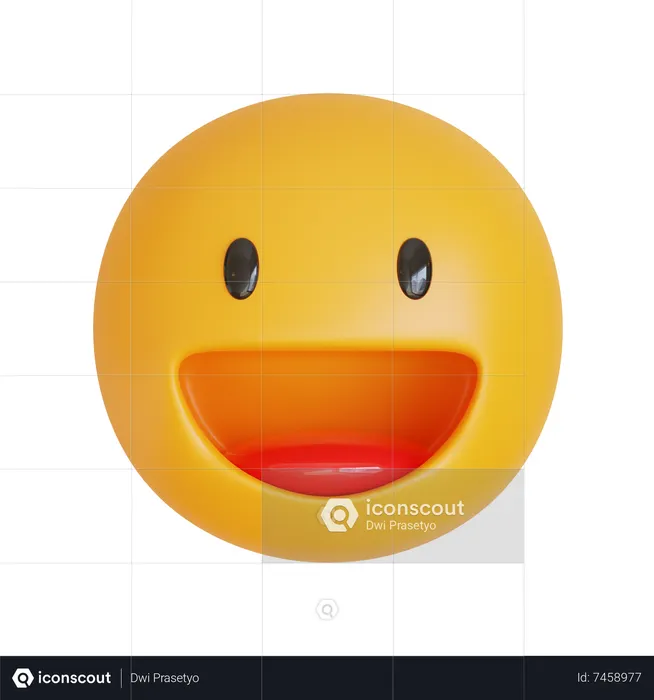 Sourire Emoji 3D Icon