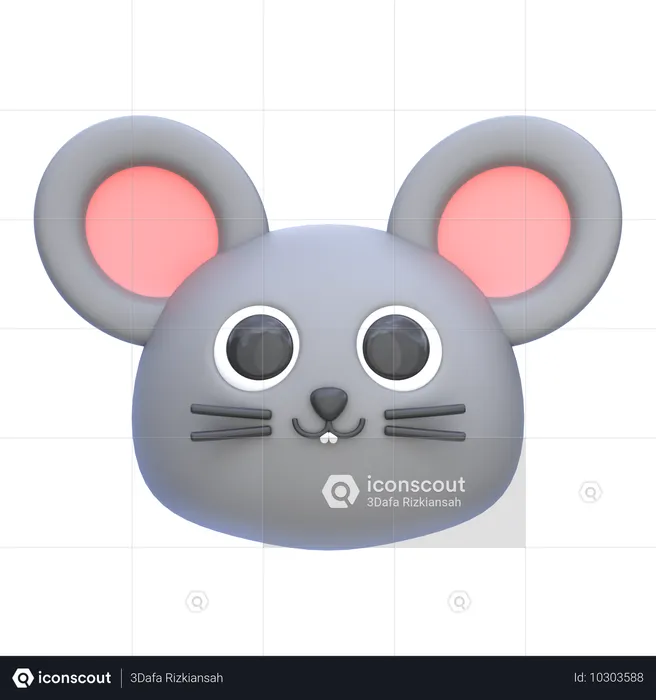 Souris  3D Icon