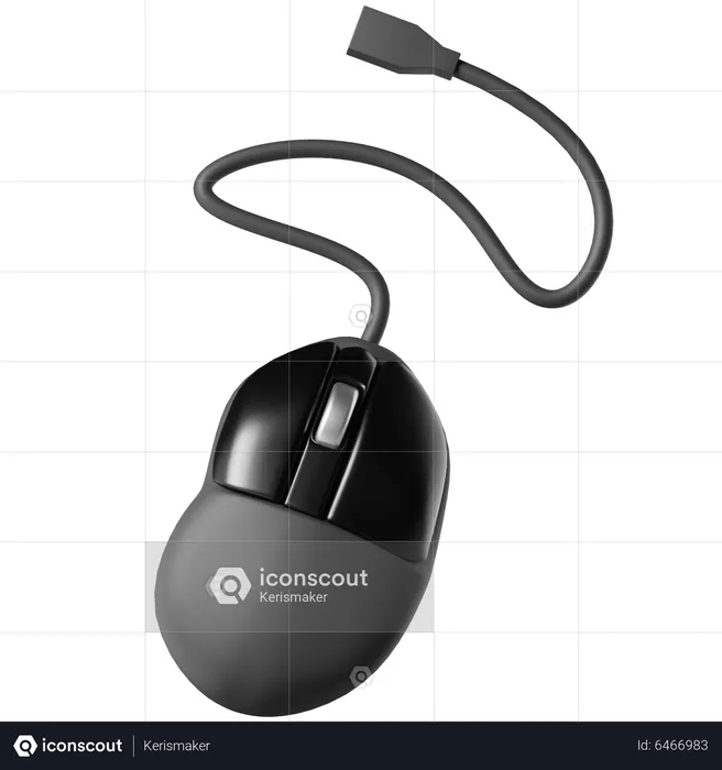 Souris  3D Icon