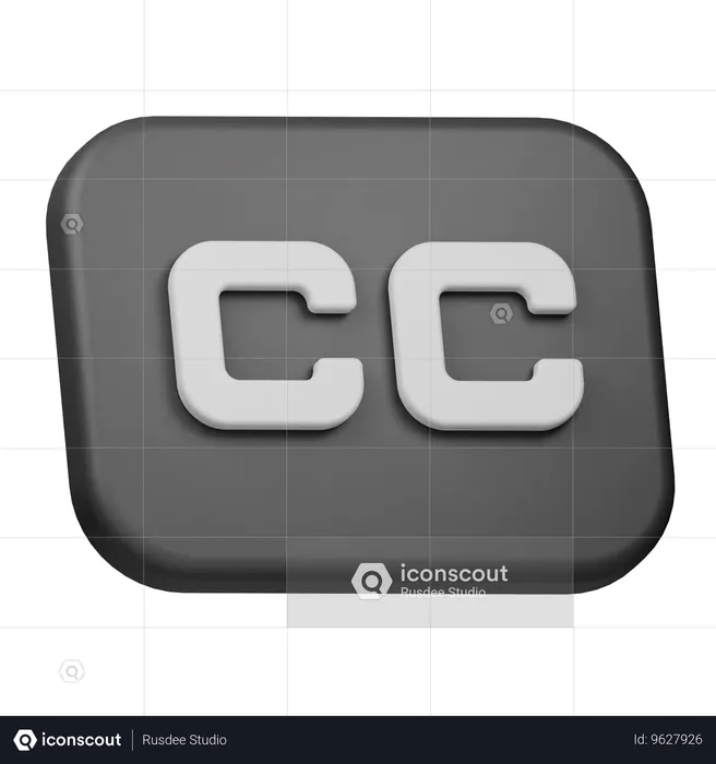 Sous-titrage  3D Icon