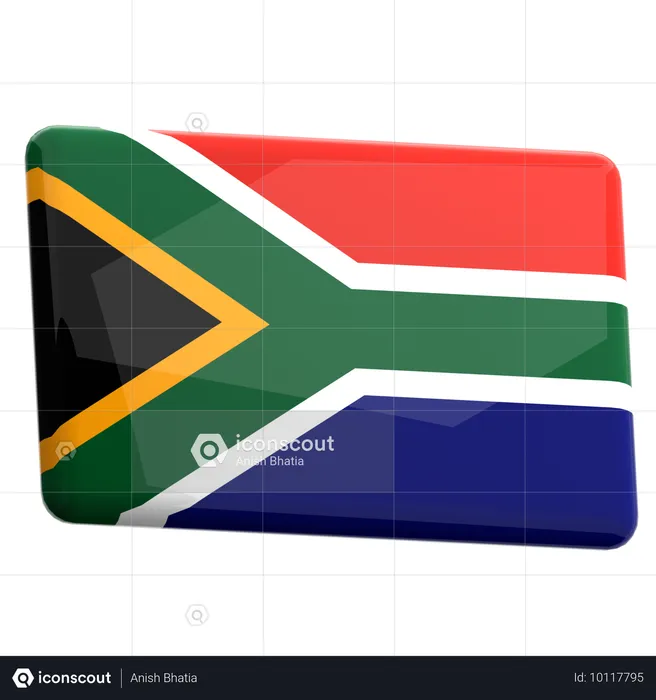 South africa Flag 3D Icon