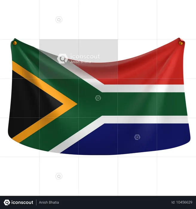 South africa Flag 3D Icon