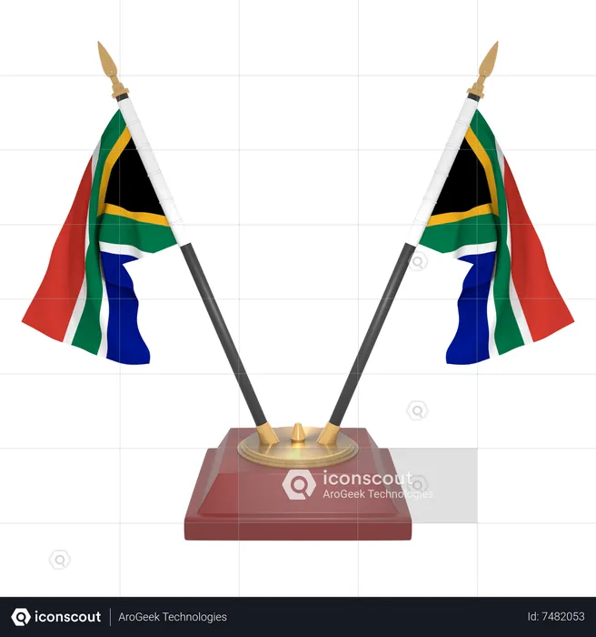 South africa Flag 3D Icon